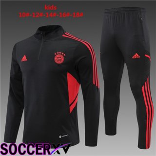 Bayern Munich Kids Training Jacket Suit Black 2022/2023