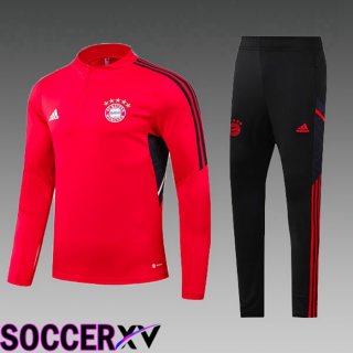 Bayern Munich Kids Training Jacket Suit Red 2022/2023