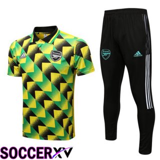 FC Arsenal Polo Jersey + Pants Green Black 2022/2023