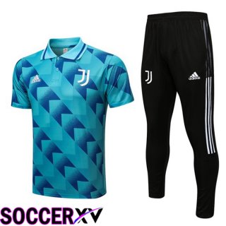 Juventus Polo Jersey + Pants Blue 2022/2023