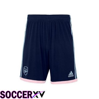 FC Arsenal Soccer Shorts Third Pink Blue 2022/2023