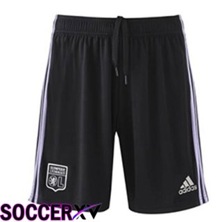 Olympique Lyon Soccer Shorts Third Black 2022/2023