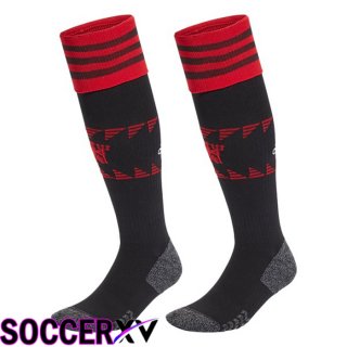 Manchester United Soccer Socks Home Red 2022/2023