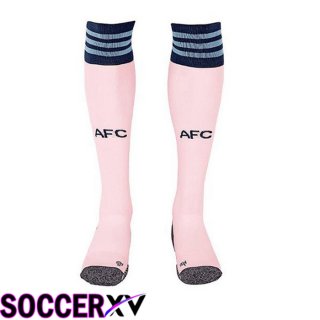 FC Arsenal Soccer Socks Third Pink 2022/2023