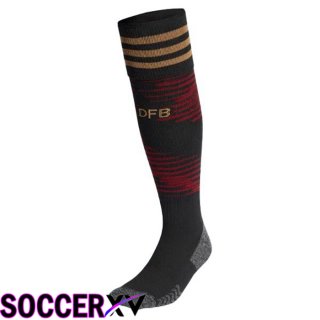 Germany Soccer Socks Away Black 2022/2023