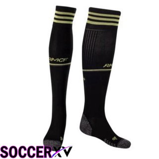 Real Madrid Soccer Socks Third Black 2022/2023