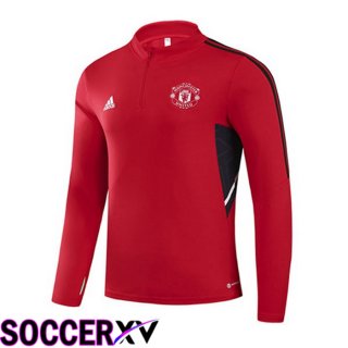 Manchester United Training Sweatshirt Red 2022/2023