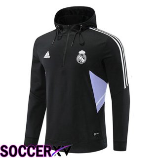 Real Madrid Training Sweatshirt Hoodie Black 2022/2023