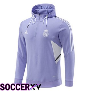 Real Madrid Training Sweatshirt Hoodie Purple 2022/2023