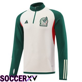 Mexico Training Sweatshirt White Green 2022/2023