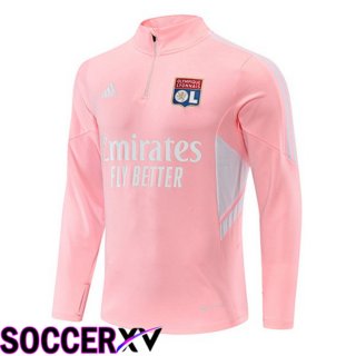 Olympique Lyon Training Sweatshirt Pink 2022/2023