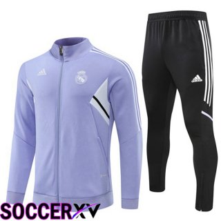 Real Madrid Training Jacket Suit Purple 2022/2023