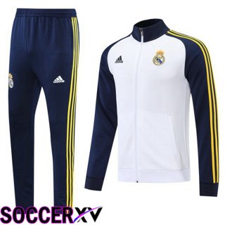 Real Madrid Training Jacket Suit White 2022/2023