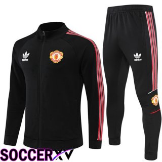 Manchester United Training Jacket Suit Black 2022/2023