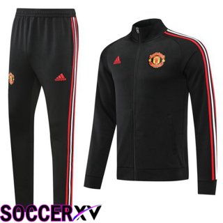 Manchester United Training Jacket Suit Black 2022/2023