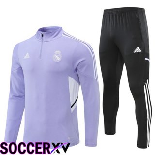 Real Madrid Training Tracksuit Purple 2022/2023