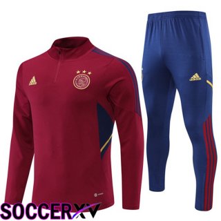 AFC Ajax Training Tracksuit Red 2022/2023