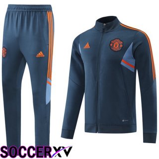 Manchester United Training Jacket Suit Grey 2022/2023