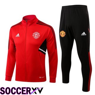 Manchester United Training Jacket Suit Red 2022/2023