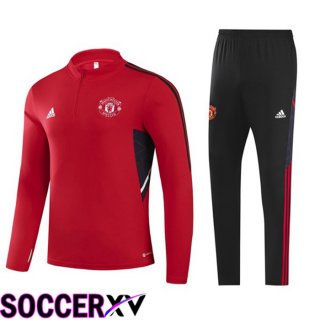 Manchester United Training Jacket Suit Red 2022/2023