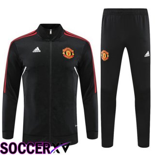 Manchester United Training Jacket Suit Black 2022/2023