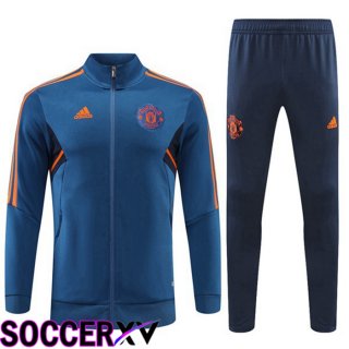 Manchester United Training Jacket Suit Blue 2022/2023