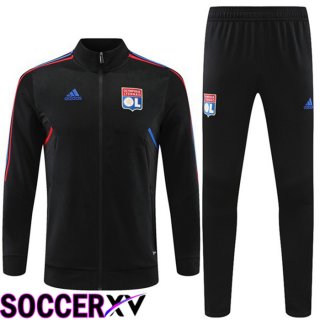 Olympique Lyon Training Jacket Suit Black 2022/2023