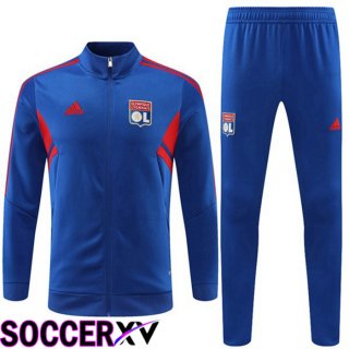 Olympique Lyon Training Jacket Suit Blue 2022/2023