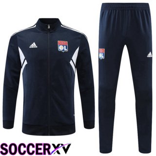 Olympique Lyon Training Jacket Suit Royal Blue 2022/2023