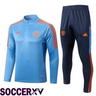 Manchester United Training Tracksuit Blue 2022/2023