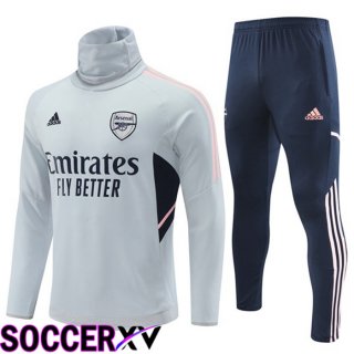 FC Arsenal High collar Training Tracksuit Grey 2022/2023