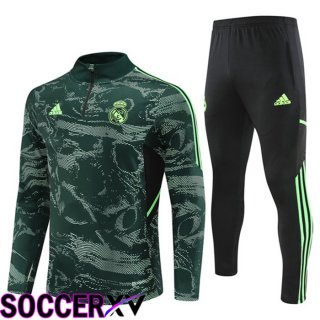 Real Madrid Training Jacket Suit Green 2022/2023