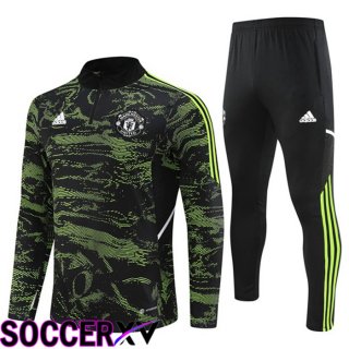 Manchester United Training Jacket Suit Green 2022/2023