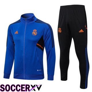 Real Madrid Training Jacket Suit Blue 2022/2023