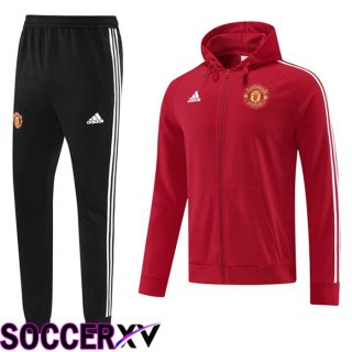 Manchester United Training Tracksuit Hoodie Red 2022/2023