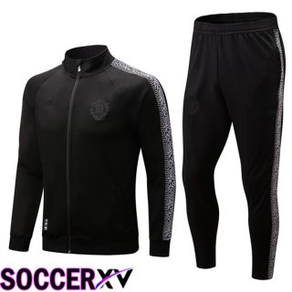 Manchester United Training Jacket Suit Black 2022/2023