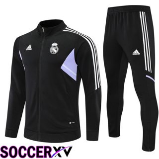 Real Madrid Training Jacket Suit Black 2022/2023