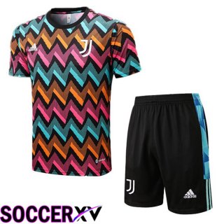 Juventus Training T Jersey + Shorts Blue 2022/2023