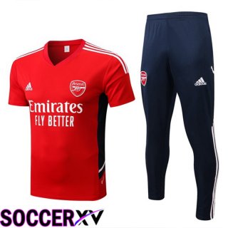 FC Arsenal Training T Jersey + Pants Red 2022/2023