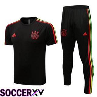 AFC Ajax Training T Jersey + Pants Black 2022/2023