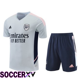 FC Arsenal Training T Jersey + Shorts White 2022/2023