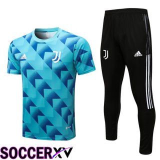 Juventus Training T Jersey + Pants Blue 2022/2023