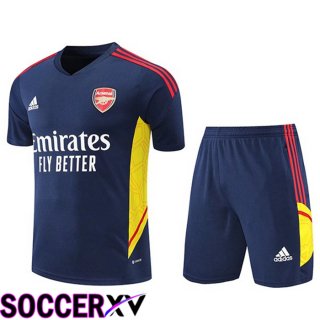 FC Arsenal Training T Jersey + Shorts Royal Blue 2022/2023