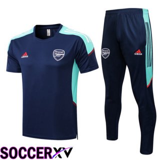 FC Arsenal Training T Jersey + Pants Royal Blue 2022/2023