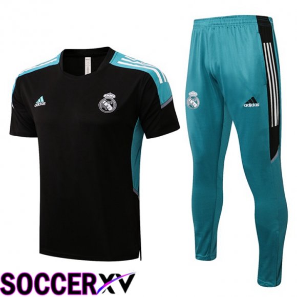 Real Madrid Training T Jersey + Pants Black 2022/2023