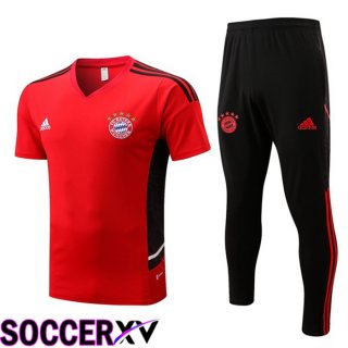 Bayern Munich Training T Jersey + Pants Red 2022/2023