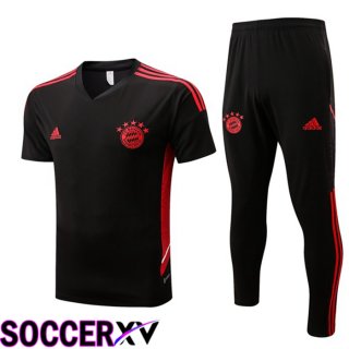 Bayern Munich Training T Jersey + Pants Black 2022/2023