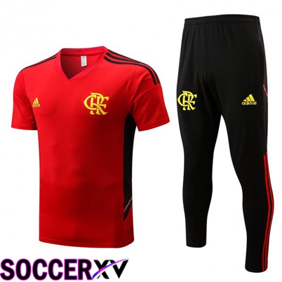 Flamengo Training T Jersey + Pants Red 2022/2023