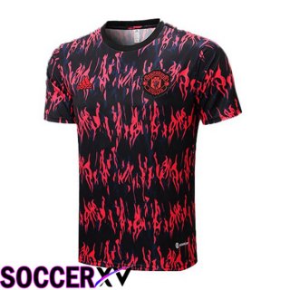 Manchester United Training T Jersey Red Black 2022/2023