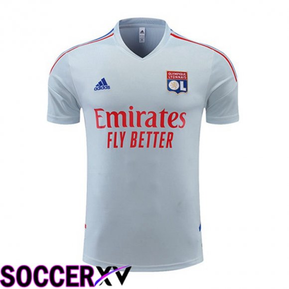 Olympique Lyon Training T Jersey Grey 2022/2023